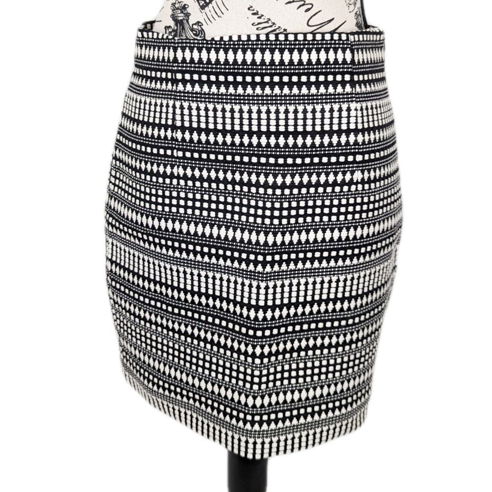 Chelsea & Theodore Women's Size 2 Boho Geometric Zip Up Skirt